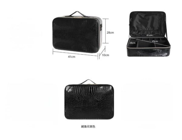 Crocodile Skin Oxford Makeup Box