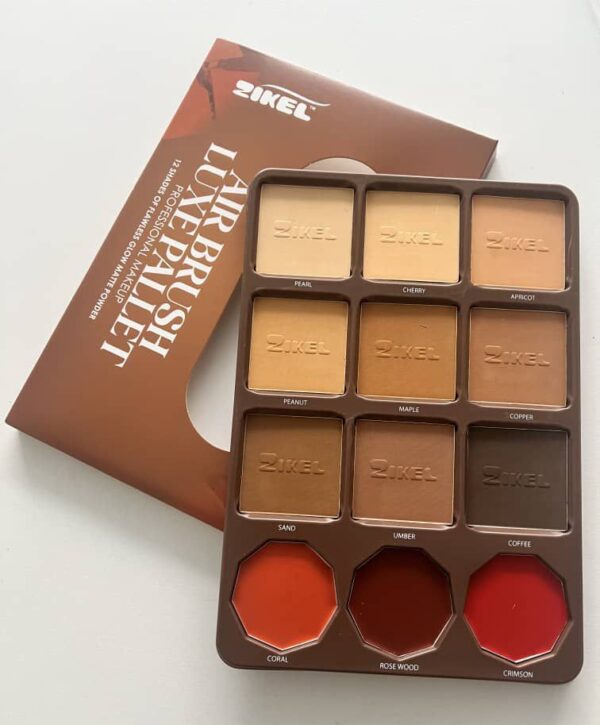 Zikel Airbrush Luxe Powder and Blush Palette