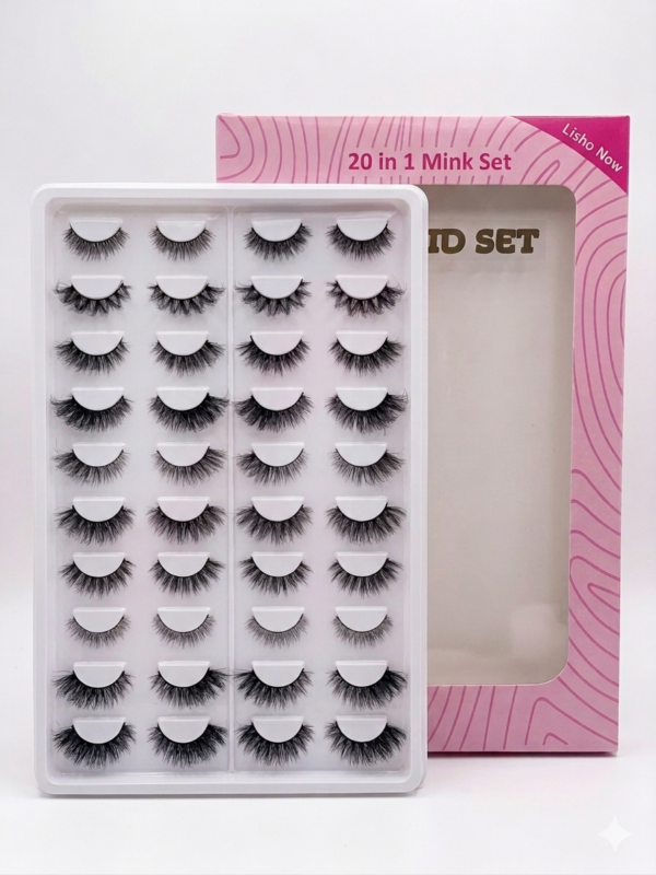 Voan 20pair Hybrid Lash Tray- Set1