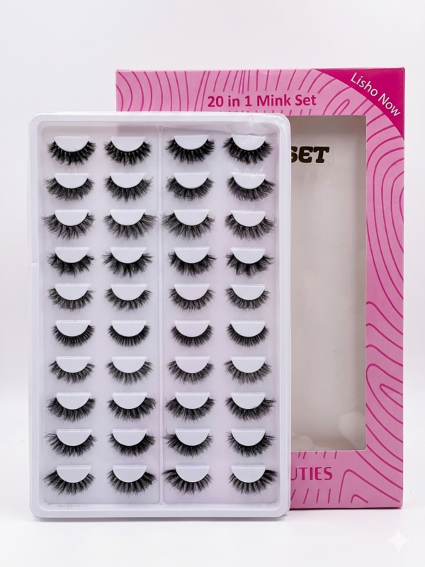 Voan 20pair Hybrid Lash Tray- Set4