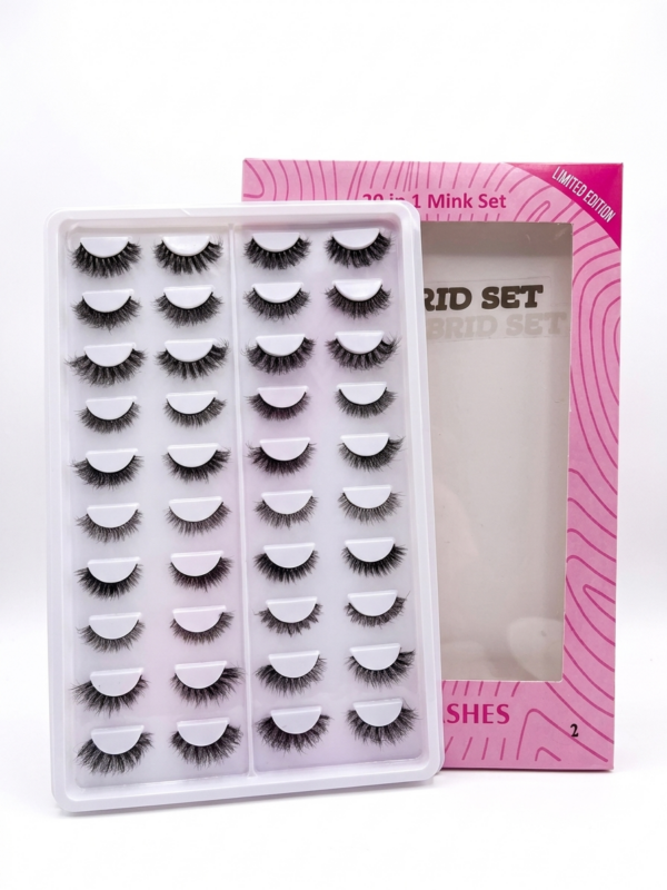 Voan 20pair Hybrid Lash Tray- Set2
