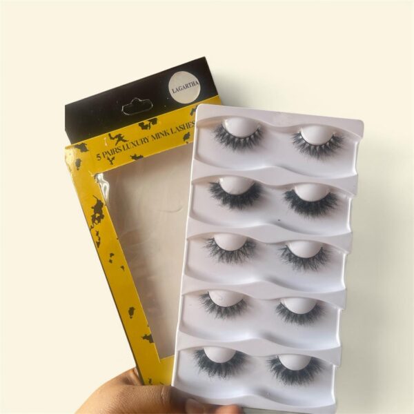 Voan 5Pair Mink Lash Tray- Lagos Baddie- Lagartha